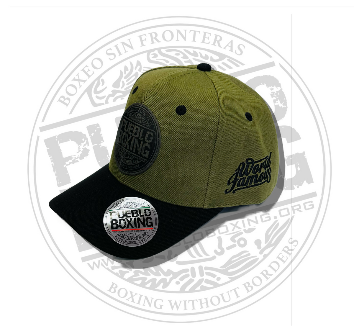 Pueblo Boxing Army Green Snapback Hat – Solo Boxing