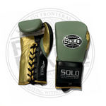 Green & Gold Pro Fight Gloves