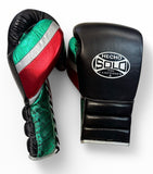 México Black SPARRING & TRAINING GLOVES