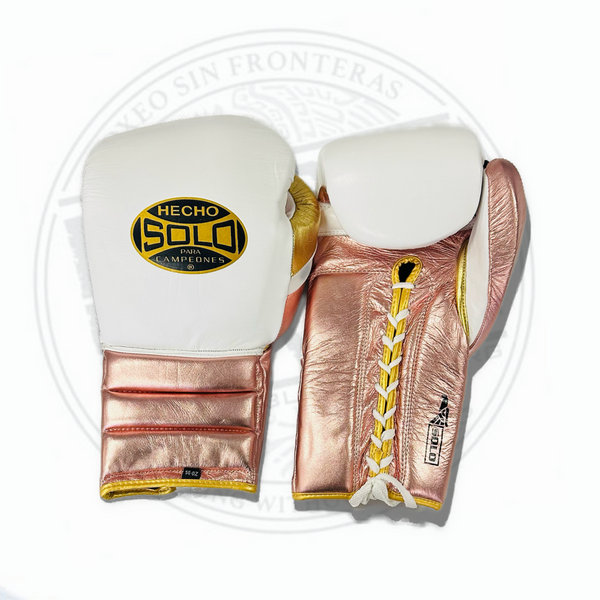 Rose Pink Gold SPARRING & TRAINING GLOVES