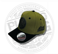 Pueblo Boxing Army Green Snapback Hat