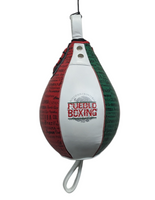Pueblo Boxing Boxeo Sin Fronteras All Leather Double End  Bag