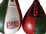 Pueblo Boxing Boxeo Sin Fronteras All Leather Speed Bag