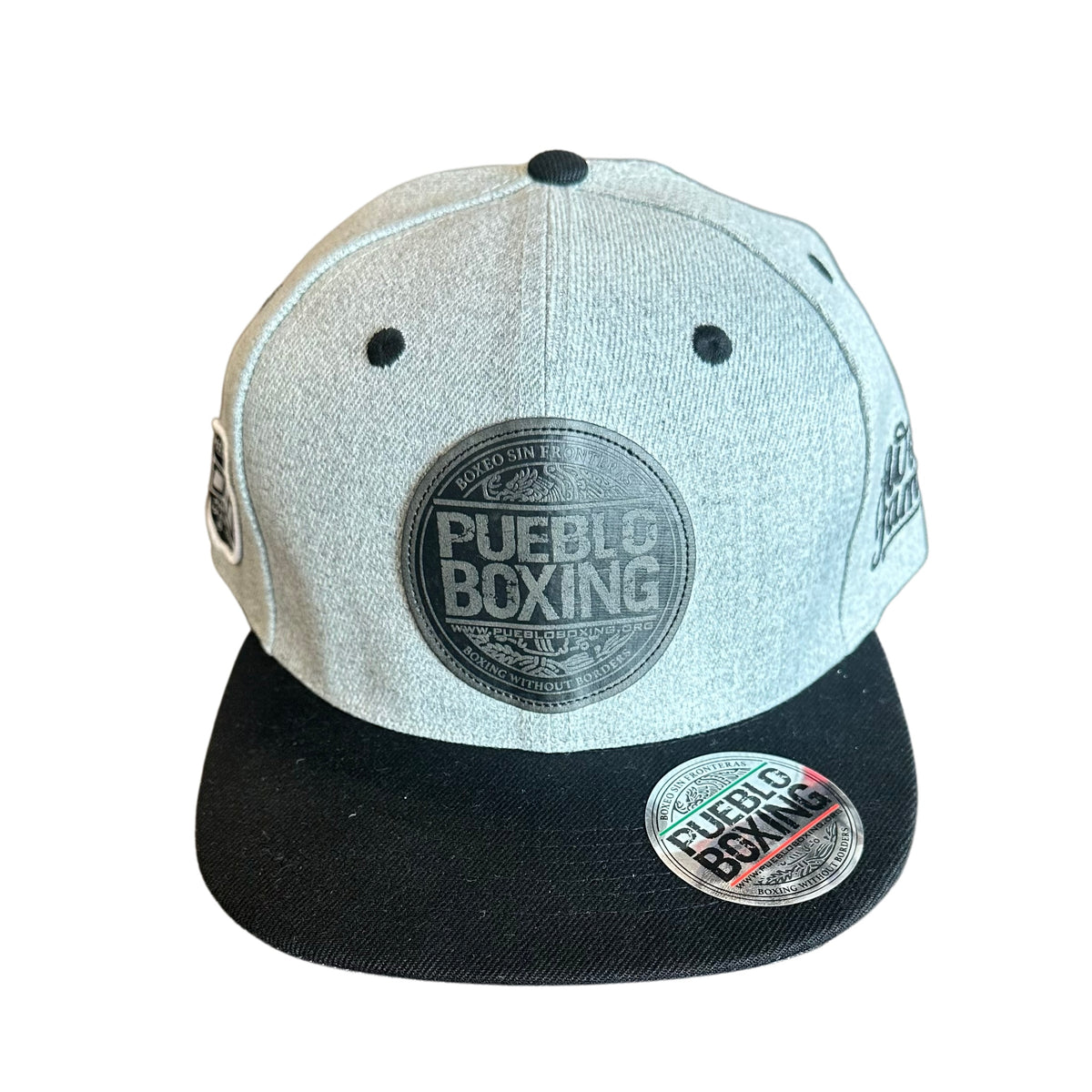 Pueblo Boxing Grey Snapback Hat – Solo Boxing