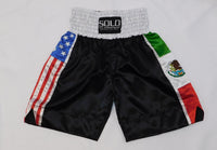 Mexico-USA Flag Boxing Trunks
