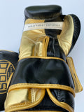 Black and Metallic Gold Pro Training Gloves