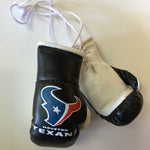 Black Texans Mini Boxing Gloves