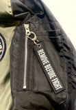 2022 Army Green Reversible Pueblo Boxing Bomber Jacket