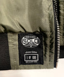 2022 Army Green Reversible Pueblo Boxing Bomber Jacket