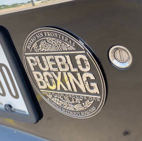 Pueblo Boxing 5 inch Car Decal