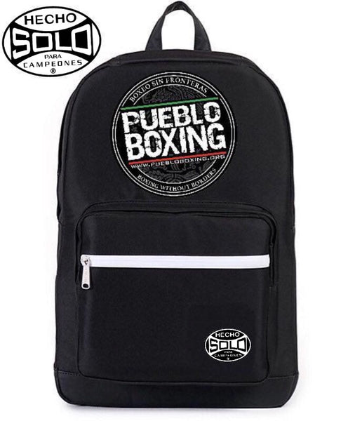 Pueblo Boxing Original Black Backpack