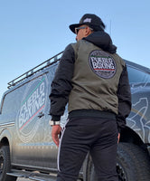 2022 Army Green Reversible Pueblo Boxing Bomber Jacket