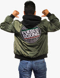 Army Green Reversible Pueblo Boxing Bomber Jacket