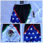 Mexico - USA Flag Boxing Trunk